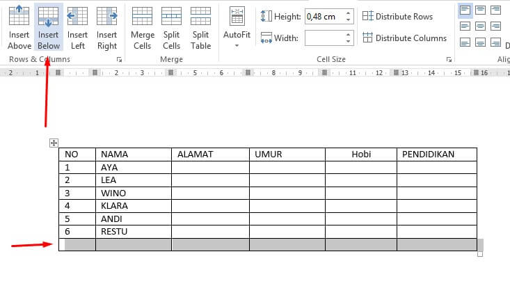 Screenshot 14 | Bypemula.com cara menambahkan baris baru di ms. word 2013