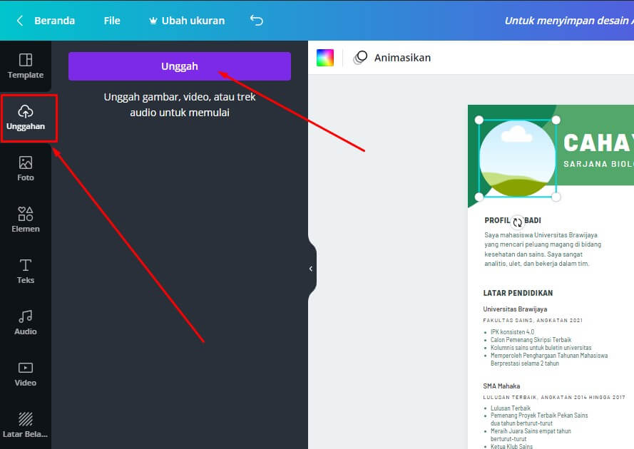 Screenshot 6 1 | Bypemula.com unggah foto profil untuk cv lamaran kerja