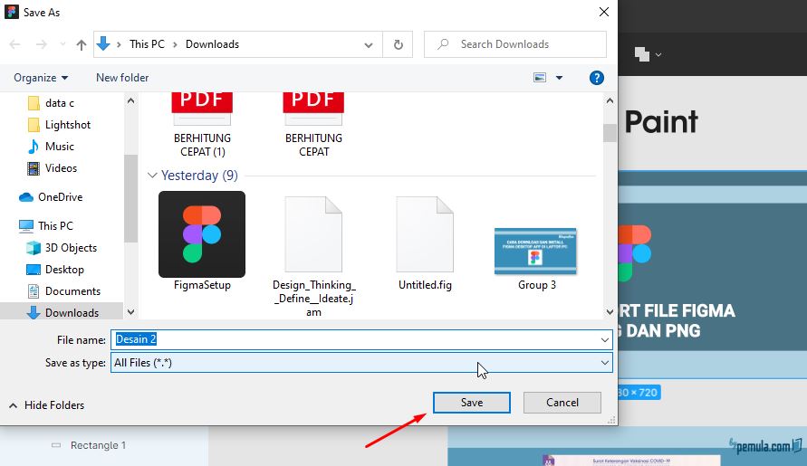 Screenshot 21 | Bypemula.com cara export file figma ke jpg dan png